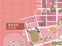 武汉黄陂地图设计|平面|宣传物料|水杉晴子_原创作品-站酷(ZCOOL)