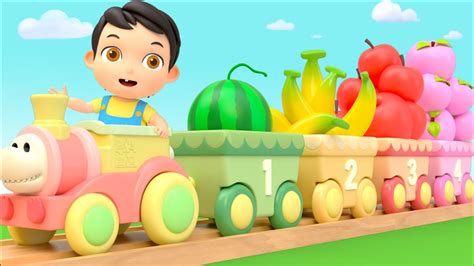 小火车认识水果，早教动画