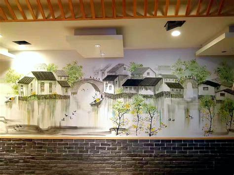 样板房手绘墙绘案例2|纯艺术|绘画|广州墙绘艺术 - 原创作品 - 站酷 (ZCOOL)
