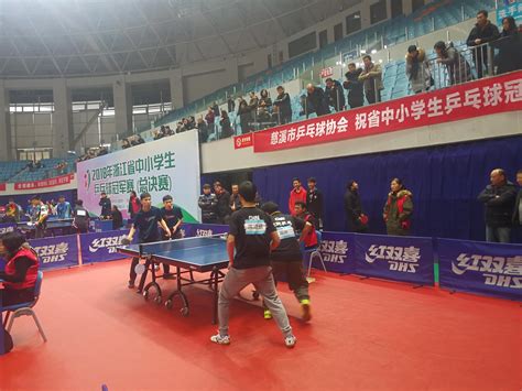 2018年浙江省中小学生乒乓球冠军赛（总决赛）-慈溪爱体网