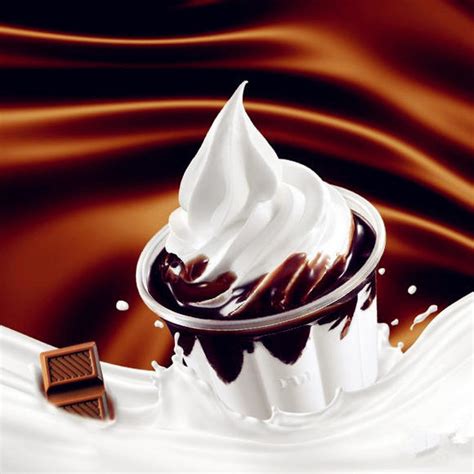 圣代冰淇淋锥融化巧克力蛋糕-冰淇淋PNG图片素材下载_图片编号6259547-PNG素材网
