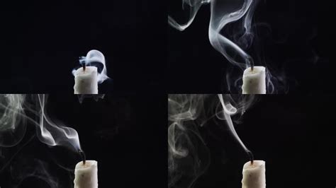 蜡烛熄灭时产生的白烟有多神奇？碰到火焰的一瞬间，神奇的一幕发生了！_腾讯视频