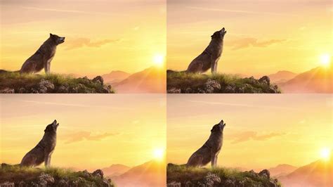 孤独的狼背景图片素材免费下载_熊猫办公