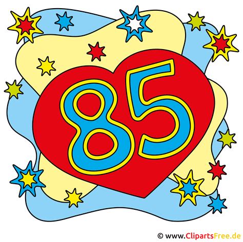 85 verjaardagskaart gratis