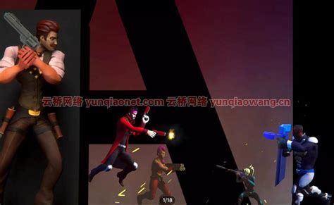 Unity3D Low Poly Shooter Pack V4.3 4.3.0卡通射击游戏项目源码_虎窝淘