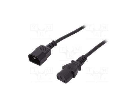 Delock C13 - C14 kabel 1.8m, AK-440201-018-S :: MLACOM