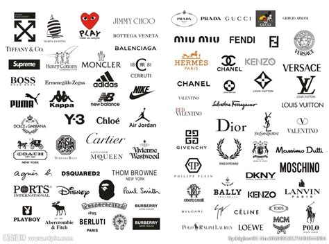 名奢侈品logo设计图__其他图标_标志图标_设计图库_昵图网nipic.com