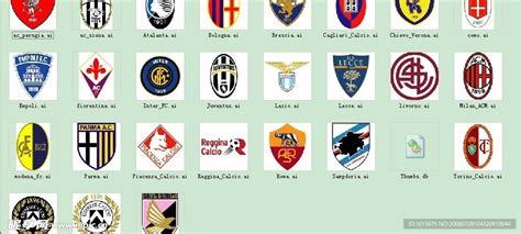 意大利足球俱乐部标志设计图__其他图标_标志图标_设计图库_昵图网nipic.com