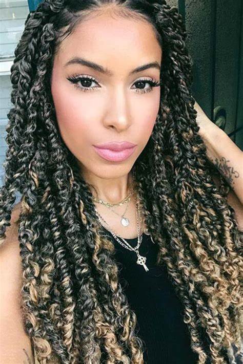 50 Stunning Passion Twists Hairstyles - Curly Girl Swag