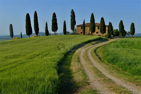 意大利托斯卡纳唯美绿色城堡壁纸下载
