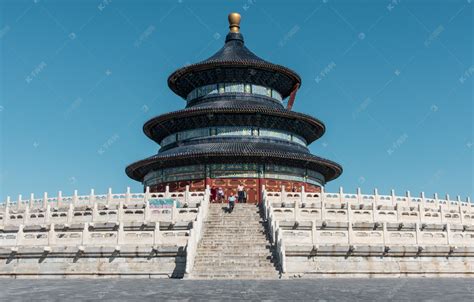 北京地标建筑天坛摄影图高清摄影大图-千库网