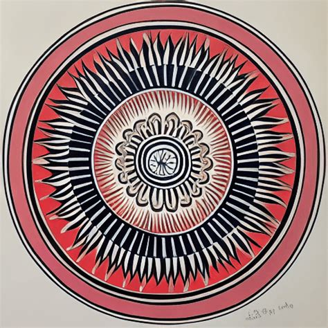 Mandala in the Style of Paula Rego · Creative Fabrica