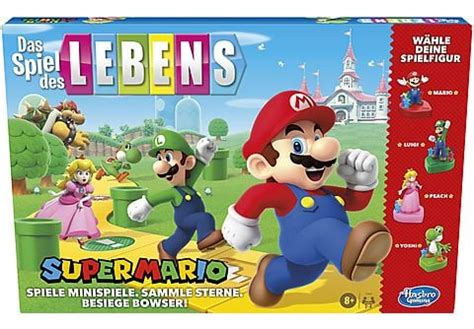 HASBRO Das Spiel des Lebens Super Mario Gesellschaftsspiel Mehrfarbig ...