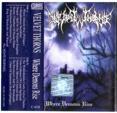 Velvet Thorns – Where Demons Rise (1997, Cassette) - Discogs