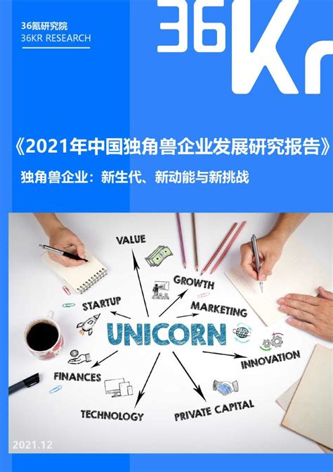 36Kr：2021年中国独角兽企业发展研究报告（附下载地址） - 幸福的耗子-幸福的耗子