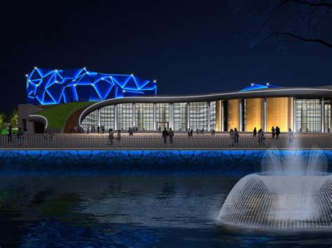新疆奎屯文化艺术中心灯光设计，典雅时尚！