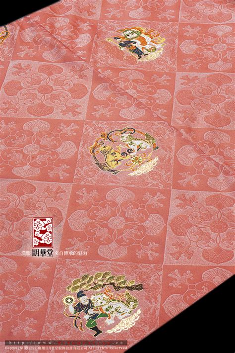 唐人抱狮妆花织金纱（套装） - 广州日月华堂服饰设计有限公司官网
