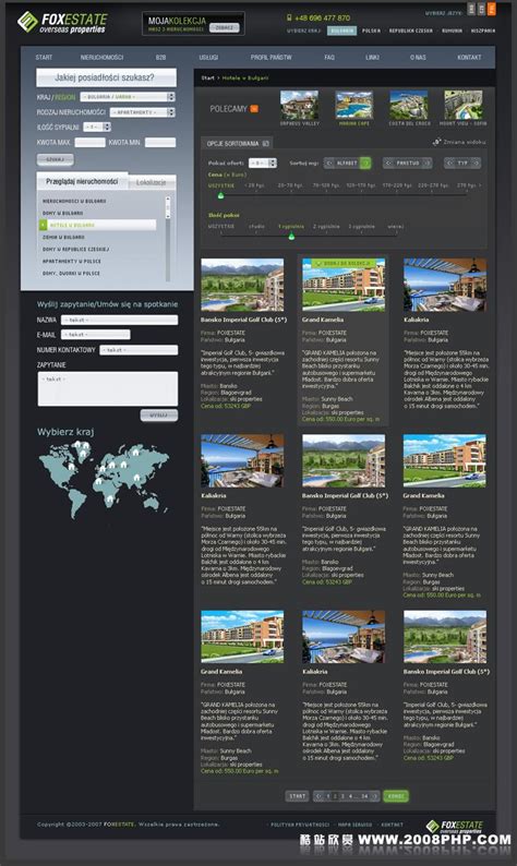 32个国外房地产开发公司网站设计 - 常州上华网络公司