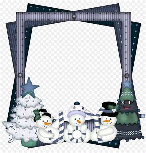 圣诞节雪人画框-雪人画框PNG图片素材下载_图片编号491438-PNG素材网