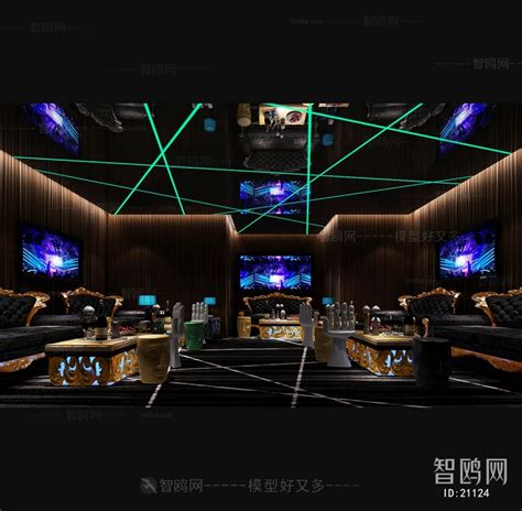 ktv酒吧3D模型下载_欧式ktv酒吧包厢3D模型下载_ID21124,VR渲染器_智鸥网-原一米八3d模型网，专业的3D素材库