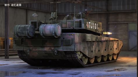 中国陆军99A主战坦克 ZTZ-99A MBT_追忆星霜作品_3D载具（车船飞机等）_朱峰社区作品展示