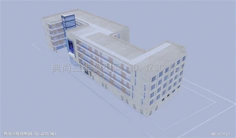 办公楼模型 9天水办公楼中标方案设计 写字楼草图模型办公建筑SU模型 多层办公楼SU模型