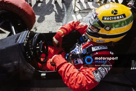 Ayrton Senna, McLaren MP4-5 Honda. | Spanish GP | Motorsport Images