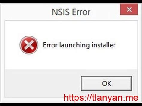 1949啦网--小小-Windows出现“NSIS Error: Error Launching Installer”错误