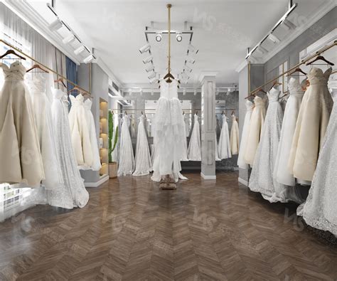 现代轻奢风婚纱店设计 - 效果图交流区-建E室内设计网
