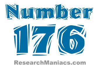 176 — сто семьдесят шесть. натуральное четное число. в ряду натуральных ...