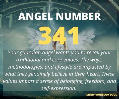 Angel Number 341 - Meaning and Symbolism - Mind Your Body Soul