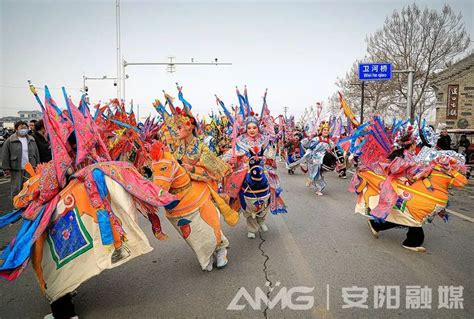 河南安阳滑县道口传统古会重启 民俗文化活动丰富多彩