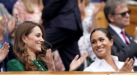 凯特和梅根王妃共同现身网球赛现场 妯娌间亲切交谈颇有爱