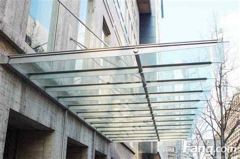 轻型钢结构玻璃雨棚、厂家热销 免费安装-阿里巴巴