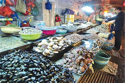 海鲜市场摊位高清图片下载-正版图片501627346-摄图网
