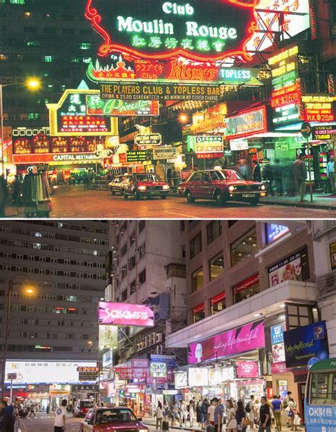 香港五十年前后对比照，这组图告诉你回归后变化有多大！|中环|香港|变化_新浪新闻