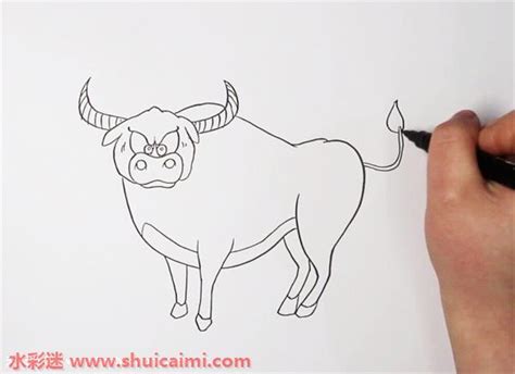 牛站起来的样子怎么画,站起来的牛怎么画_大山谷图库