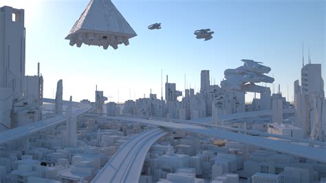 科幻未来城市场景图片素材-正版创意图片401534170-摄图网