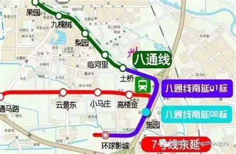 北京9条地铁进展来了，涉通州等8区及燕郊：通车3条，新建2条！_线路_火车站_换乘
