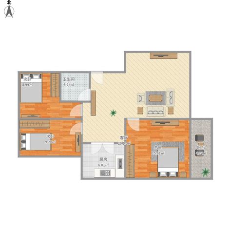 求三室两厅一厨一卫装修效果图110平方 装修效果图三室两厅装修效果图