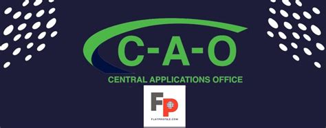 CAO Application 2024 | Check Status | Central Application Office