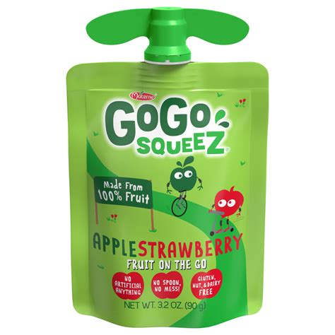 Apple Strawberry Fruit Pouch | GoGo squeeZ®
