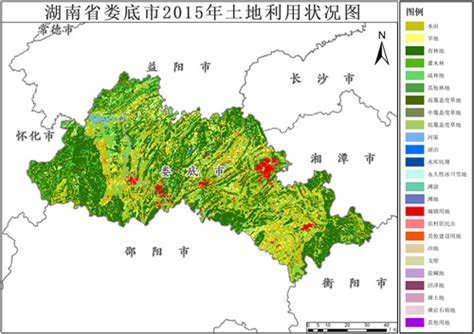 2015年湖南省娄底市土地利用数据-地理遥感生态网