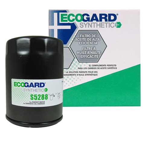 ECOGARD S5288 Premium Spin-On Engine Oil Filter for Synthetic Oil Fits ...