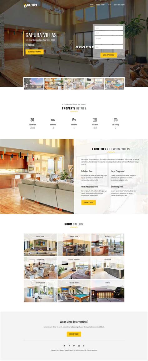 房产中介专业网站模板，HTML企业版，助力业务腾飞 - 墨鱼部落格