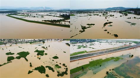 【现场直击】安徽黄山遭遇暴雨 村庄被洪水包围