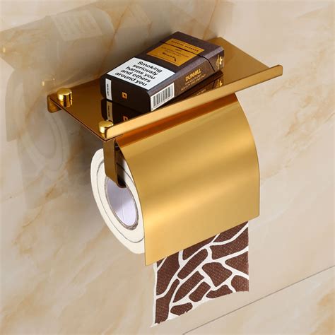 纸巾架实木卫生间黄铜厕所卷纸架壁挂免打孔黑胡桃木手机架置物架-阿里巴巴