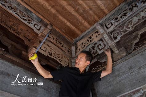 江西吉水：修缮古建筑-人民图片网