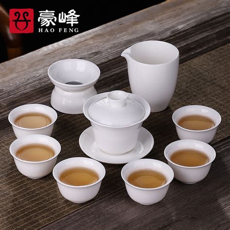 厂家直销中国白德化白瓷茶具白瓷羊脂玉瓷猪油白陶瓷功夫茶具套装
