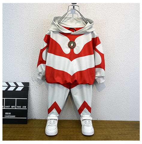奥特曼衣服2021新款男儿童cosplay超人诺亚奥特曼服装图案连体衣-淘宝网